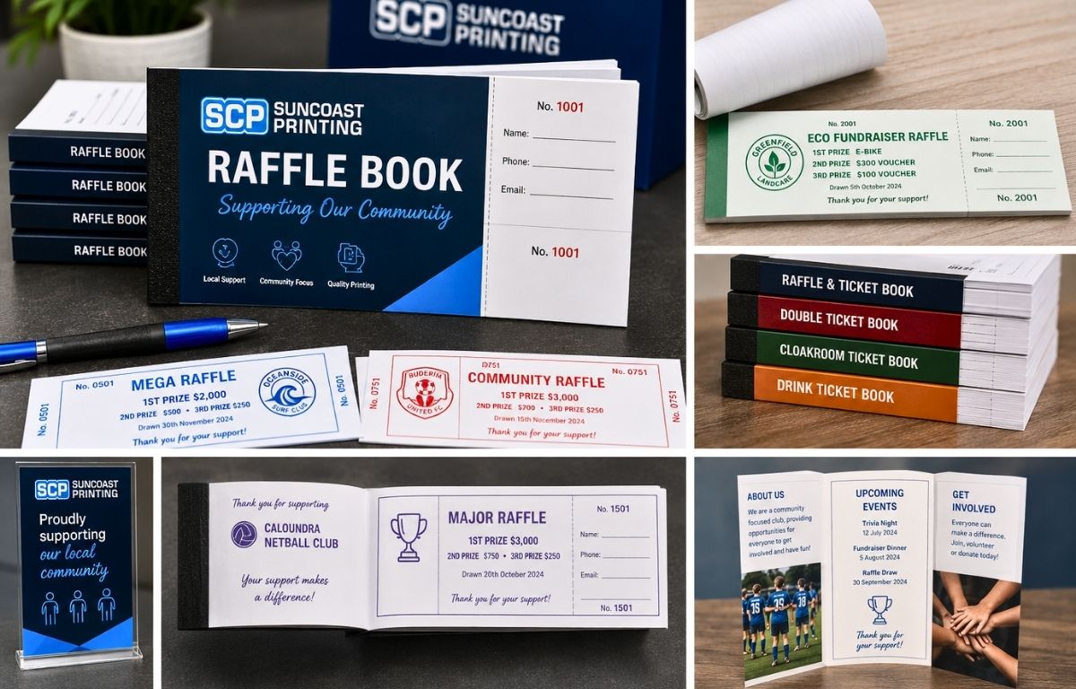 Suncoast Printing Raffle & Ticket book